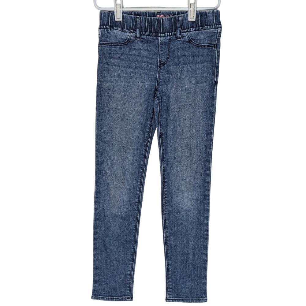 Gap Kids Classic Blue Wash Elastic Waist Legging Jeans Size 7 Regular